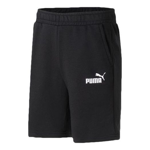 Puma Essential Logo Shorts 'Black' 852427-01 sold by KicksCrew