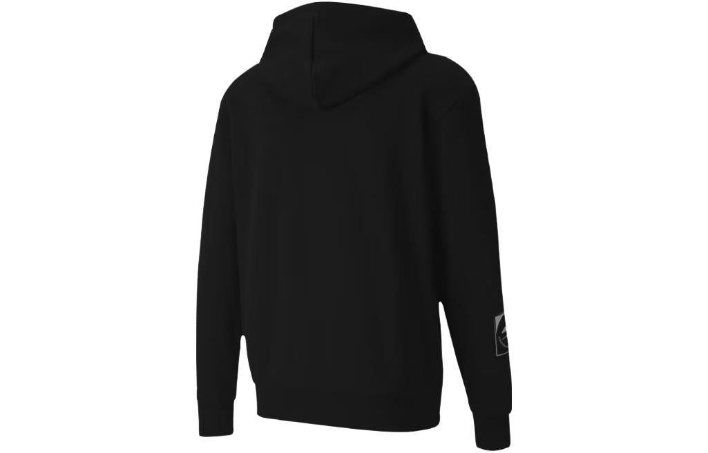 Puma Rebel Full-Zip Hoody Jacket 'Black White' 585488-51 sold by KicksCrew product image thumbnail 2
