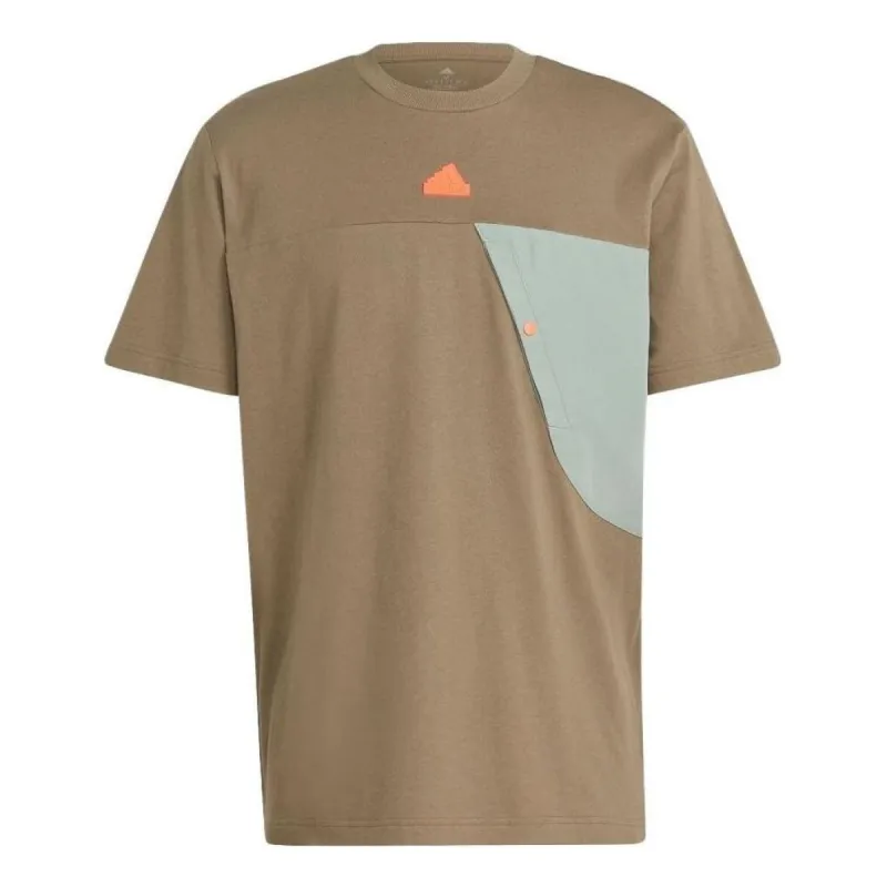 adidas Lift Your Mind T-Shirt 'Olive Green Teal' IP3735 sold by KicksCrew
