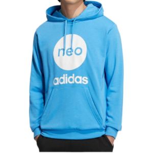 Adidas Neo Logo Casual Hoodie 'Blue' HM2001 sold by KicksCrew