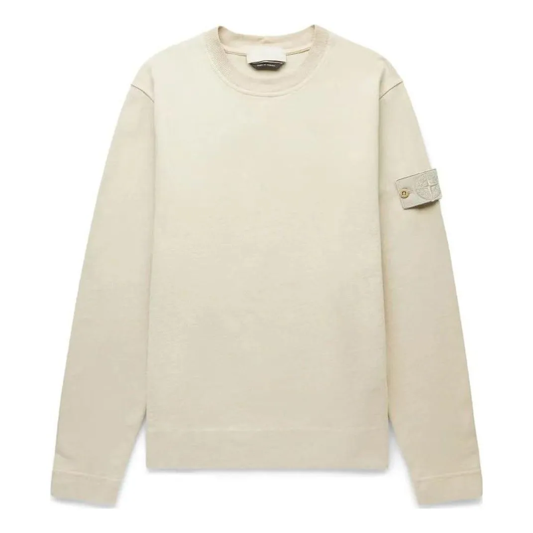 STONE ISLAND Ghost Crewneck 'Beige' 7815611F3-V0090 sold by KicksCrew