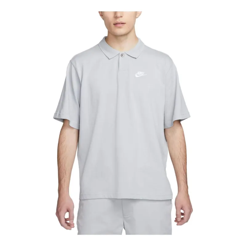 Nike Club Polo Matchup Shirt 'Light Grey' DX0618-077 sold by KicksCrew