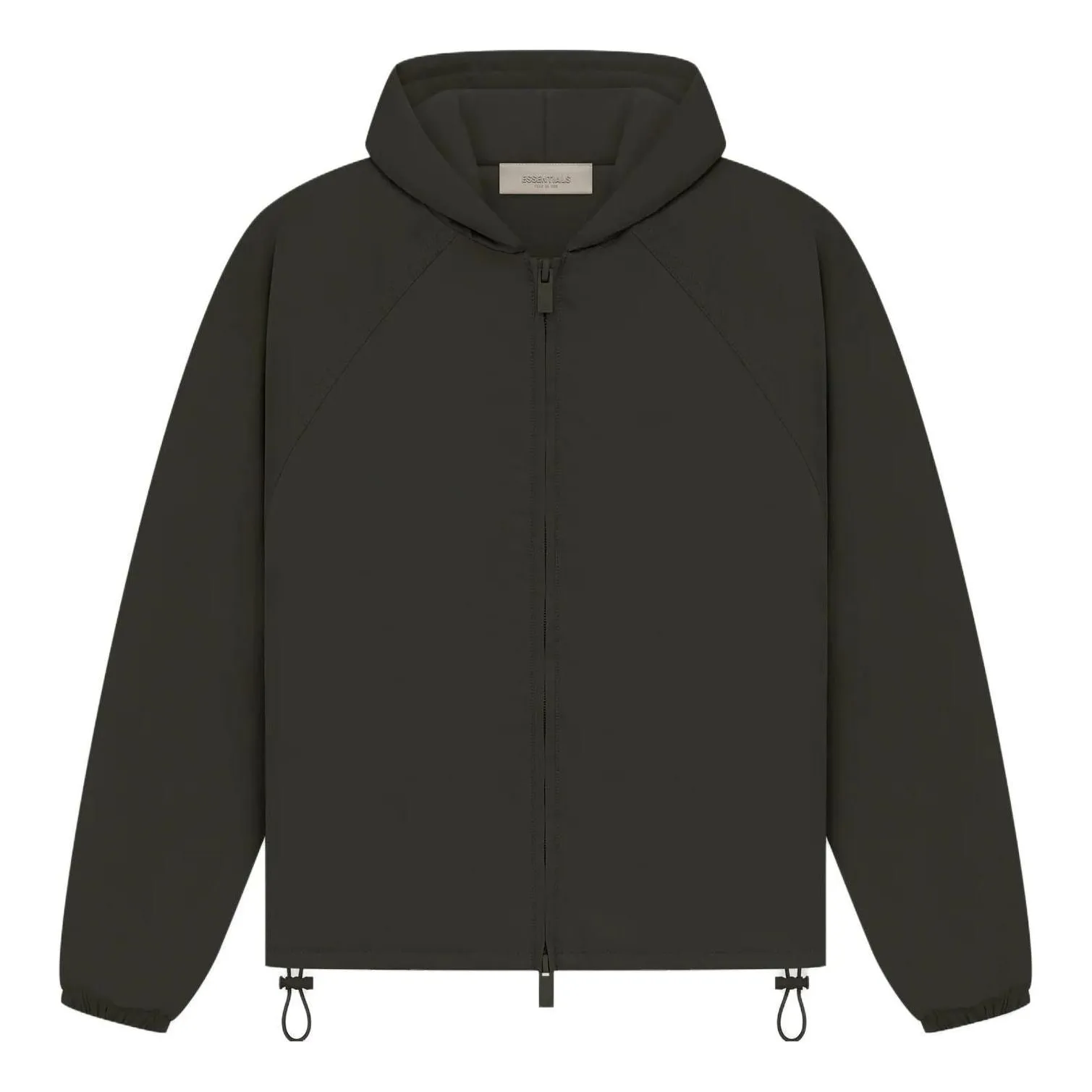 (GS) Fear of God Essentials Drop2 SS23 Fullzip Jacket 'Off Black' FOG-SS23-314 sold by KicksCrew