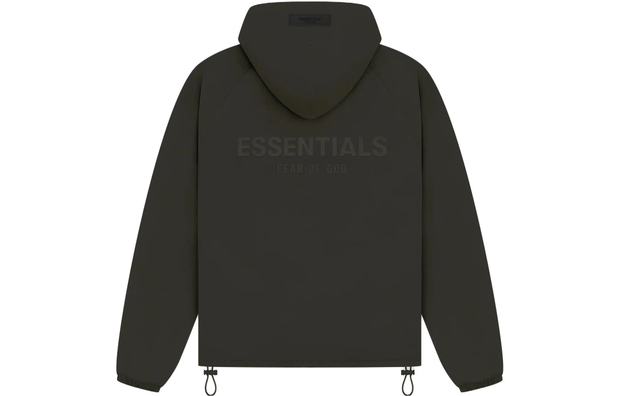 (GS) Fear of God Essentials Drop2 SS23 Fullzip Jacket 'Off Black' FOG-SS23-314 sold by KicksCrew product image thumbnail 2