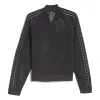 adidas x CLOT FW24 Crochet Track Jacket Asia Sizing 'Black Carbon' JF4267 sold by KicksCrew