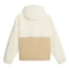 (WMNS) PUMA Oversized Hooded Windbreaker Jacket 'Beige' 675372-87 sold by KicksCrew