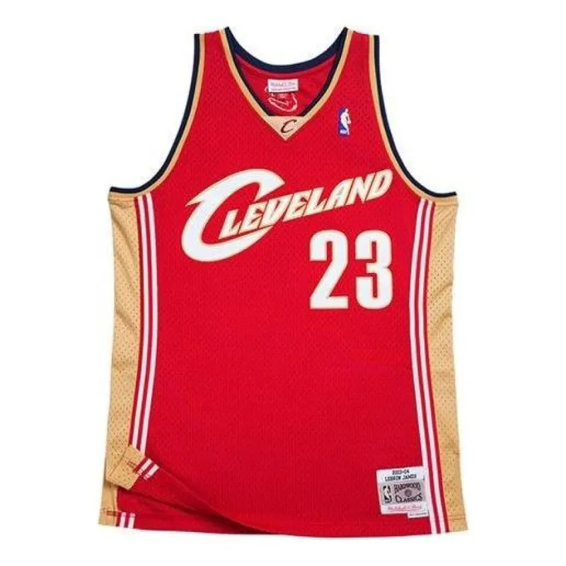 Mitchell & Ness x NBA Cleveland Cavaliers 2003-04 Swingman Jersey 'LeBron James 23' SMJYGS18155-CCADKRDLJA03 sold by KicksCrew