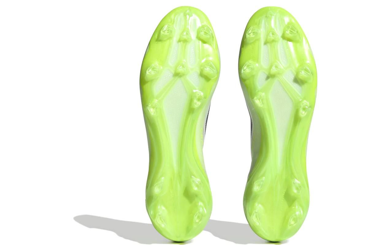 Adidas x Crazyfast.1 Laceless Firm Ground Soccer Cleats 'Cloud White Lucid Lemon' GY7378 sold by KicksCrew product image thumbnail 6