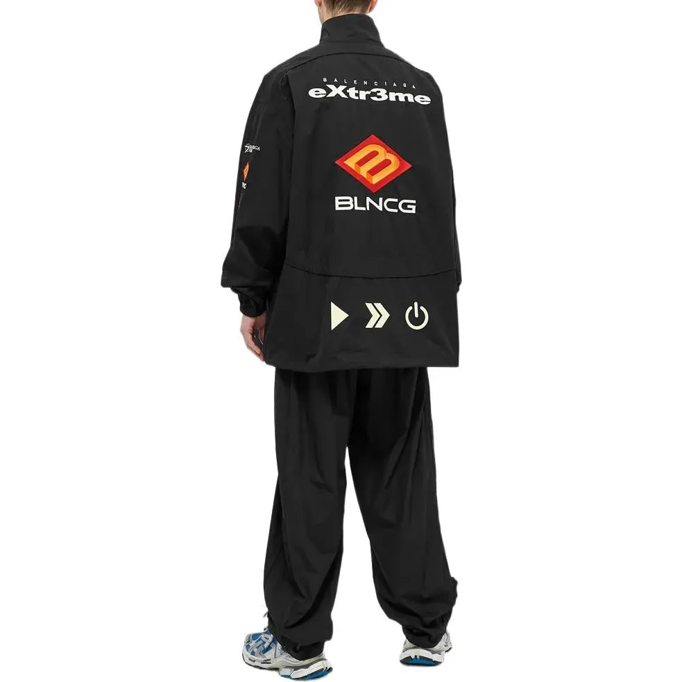 Balenciaga Gamer Track Jacket 'Black' 663153TIM391000 sold by KicksCrew product image thumbnail 4