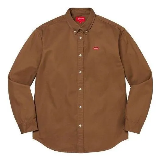 Supreme Small Box Shirt 'Brown' SUP-SS22-621 sold by KicksCrew