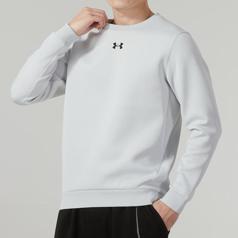Under Armour Logo Sweatshirt 'White' 23600306-009 sold by KicksCrew product image thumbnail 2