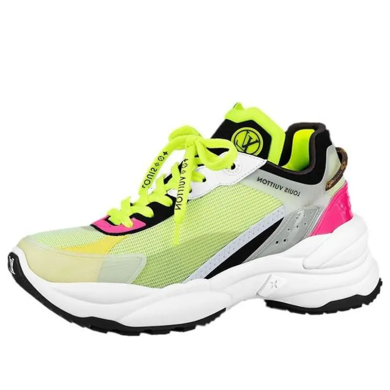 (WMNS) LOUIS VUITTON Run 55 Sneakers 'Green' 1A9H4T sold by KicksCrew