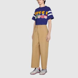 GUCCI Fw21 Apple Tee 'Purple' 655459-XJDNF-4409 sold by KicksCrew