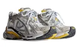 (WMNS) Balenciaga Runner Sneakers 'Beuge White Yellow Nylon and Suede Like Fabric' 772767W3RNY9170 sold by KicksCrew