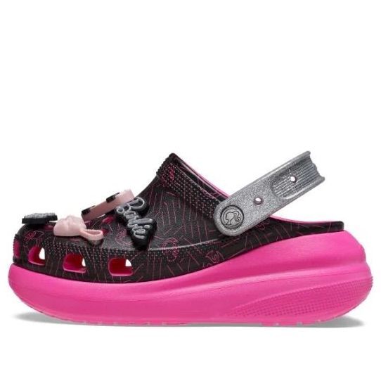 Crocs Crush Clog 'Barbie Black Pink' 208819-001 sold by KicksCrew
