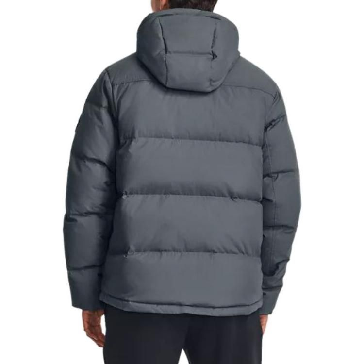 Under Armour ColdGear Infrared Down Crinkle Jacket 'Pitch Grey' 1378830-002 sold by KicksCrew product image thumbnail 2