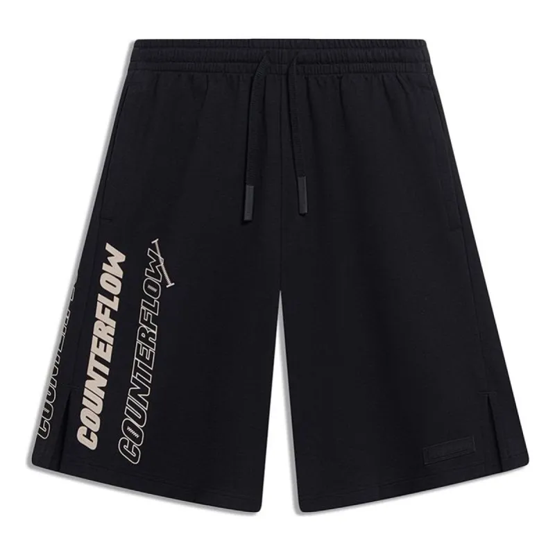 Li-Ning Counterflow Graphic Shorts 'Black' AKST585-1 sold by KicksCrew
