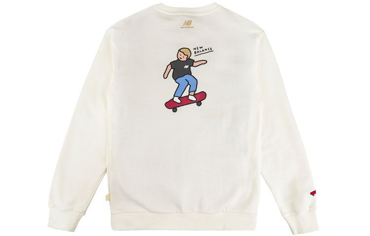 New Balance x Zero Per Zero Graphic Pullover 'White' NCA47111-IV sold by KicksCrew product image thumbnail 2