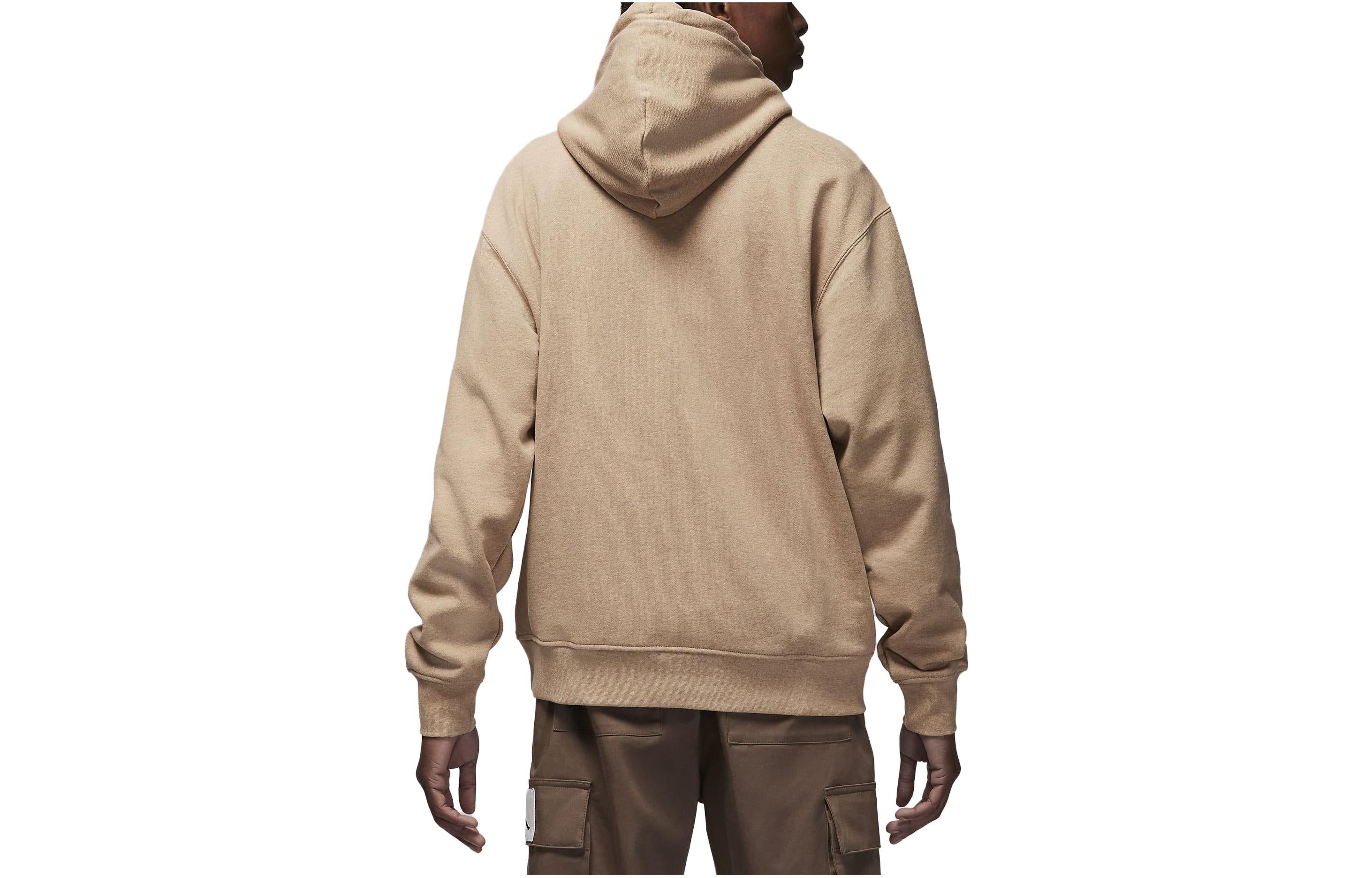 Air Jordan Flight Fleece Pullover Hoodie 'Hemp Heather Sail' DQ7338-201 sold by KicksCrew product image thumbnail 2