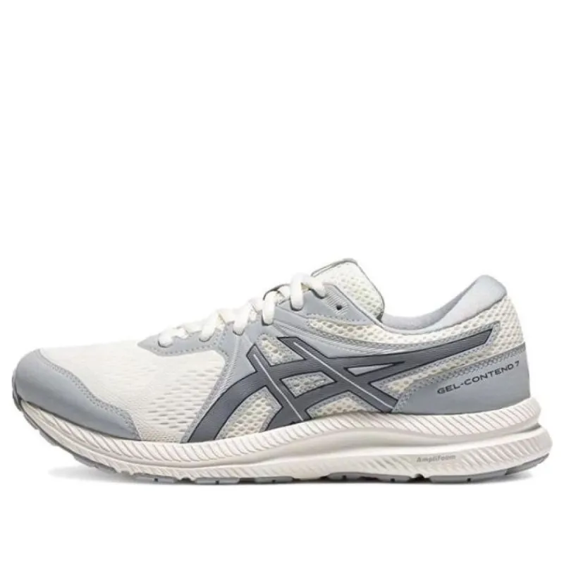 (WMNS) ASICS Gel Contend 7 Running Shoes 'White Grey' 1012B540-102 sold by KicksCrew