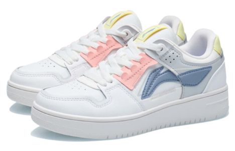 (WMNS) Li-Ning Tianji 'White Pink Green' AGCP362-17 sold by KicksCrew