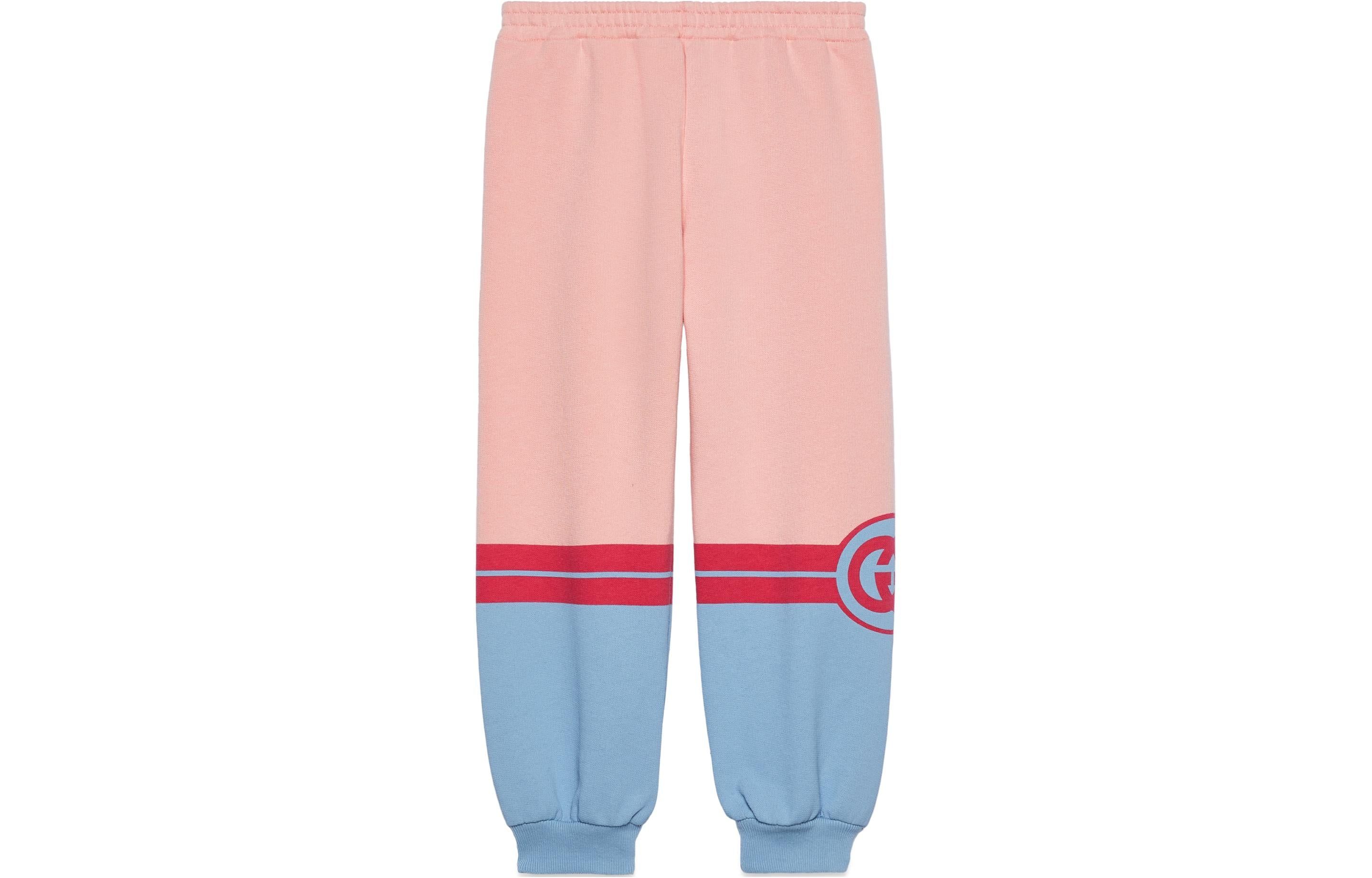 (GS) Gucci Felted Cotton Trousers 'Light Blue Pink' 772323-XJF5X-6372 sold by KicksCrew product image thumbnail 2
