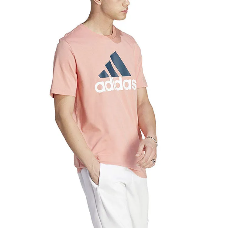 adidas Essentials Single Jersey Big Logo T-Shirt 'Pink' IJ8577 sold by KicksCrew product image thumbnail 4