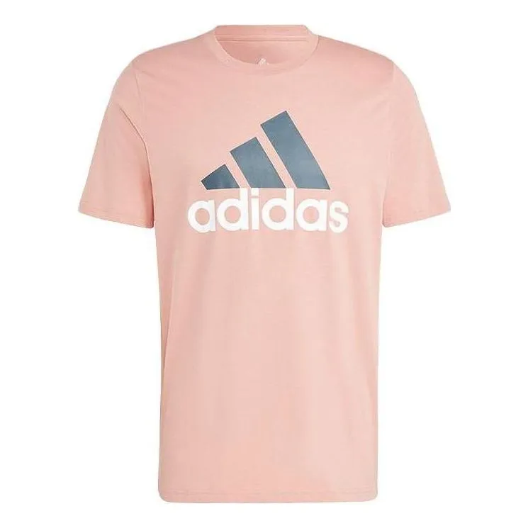 adidas Essentials Single Jersey Big Logo T-Shirt 'Pink' IJ8577 sold by KicksCrew