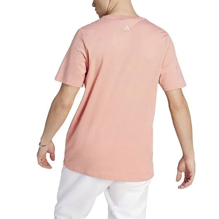 adidas Essentials Single Jersey Big Logo T-Shirt 'Pink' IJ8577 sold by KicksCrew product image thumbnail 3