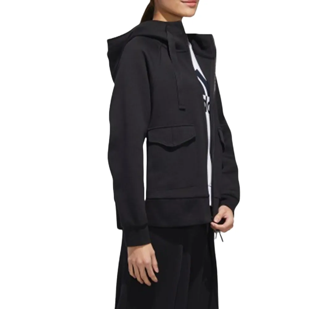 (WMNS) adidas Sty Knitted Jacket 'Black' GF0166 sold by KicksCrew product image thumbnail 3