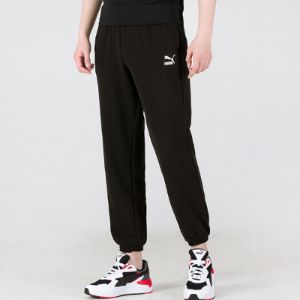 Puma Logo Classics Pants 'Black' 535261-01 sold by KicksCrew