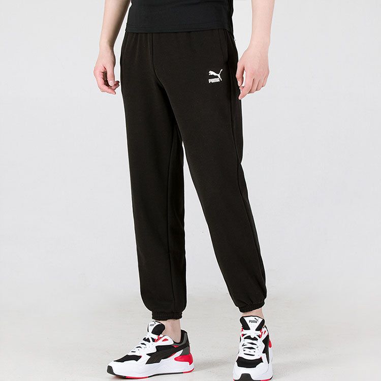 Puma Logo Classics Pants 'Black' 535261-01 sold by KicksCrew product image thumbnail 4