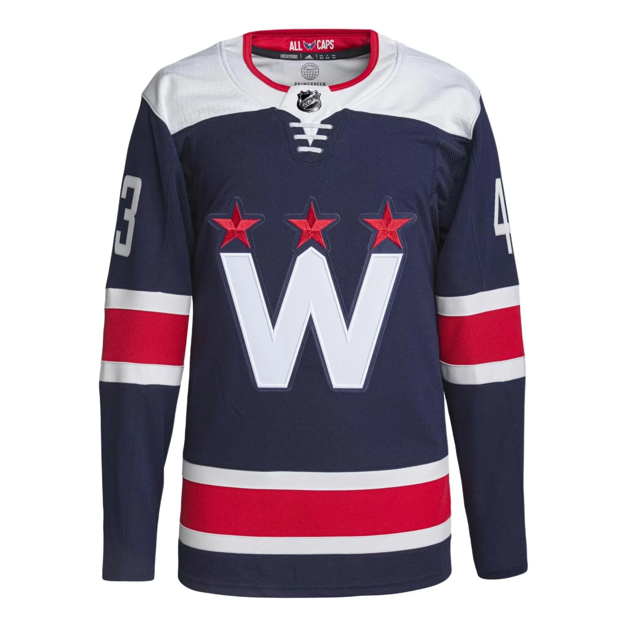 adidas Capitals Wilson Third Authentic Jersey 'Navy White Red' HG7191 sold by KicksCrew