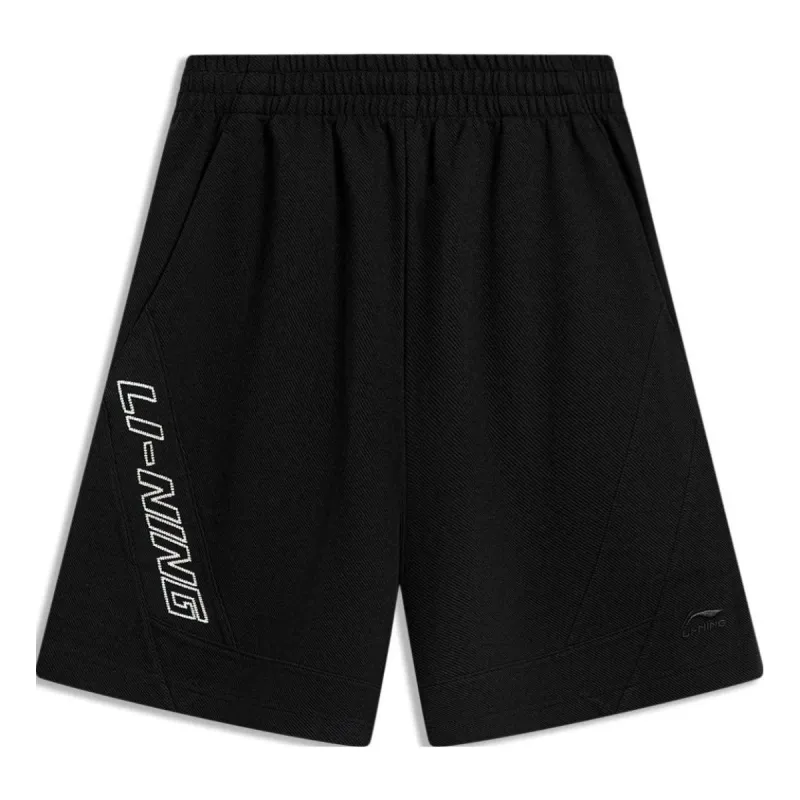 Li-Ning Graphic Sport Shorts 'Black' AKST435-1 sold by KicksCrew