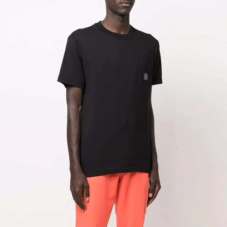 STONE ISLAND Pocket Classic Logo Patch T-shirt 'Black' 761521957-V0029 sold by KicksCrew product image thumbnail 3