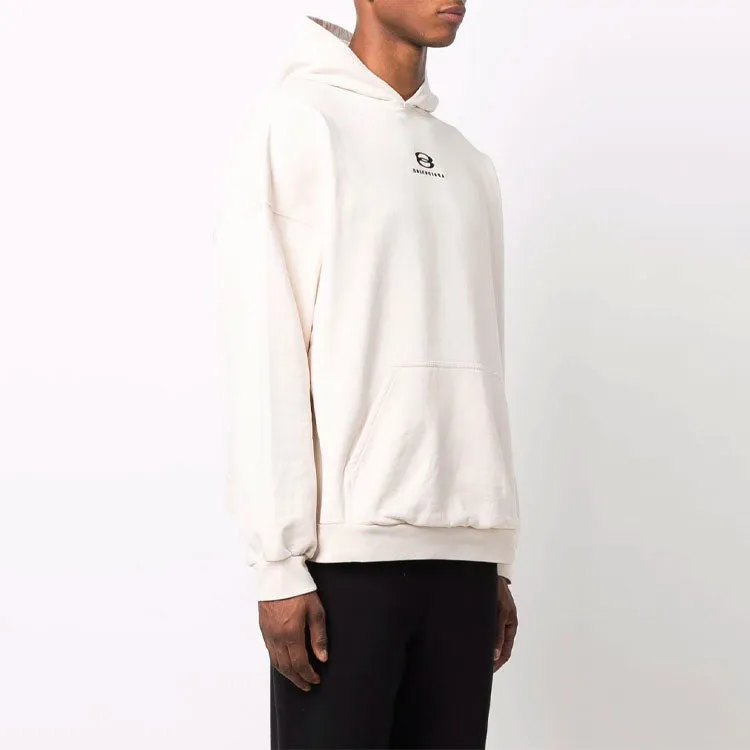Balenciaga Unity Hoodie Wide Fit 'Light Beige Black' 674986TLVG19054 sold by KicksCrew product image thumbnail 3