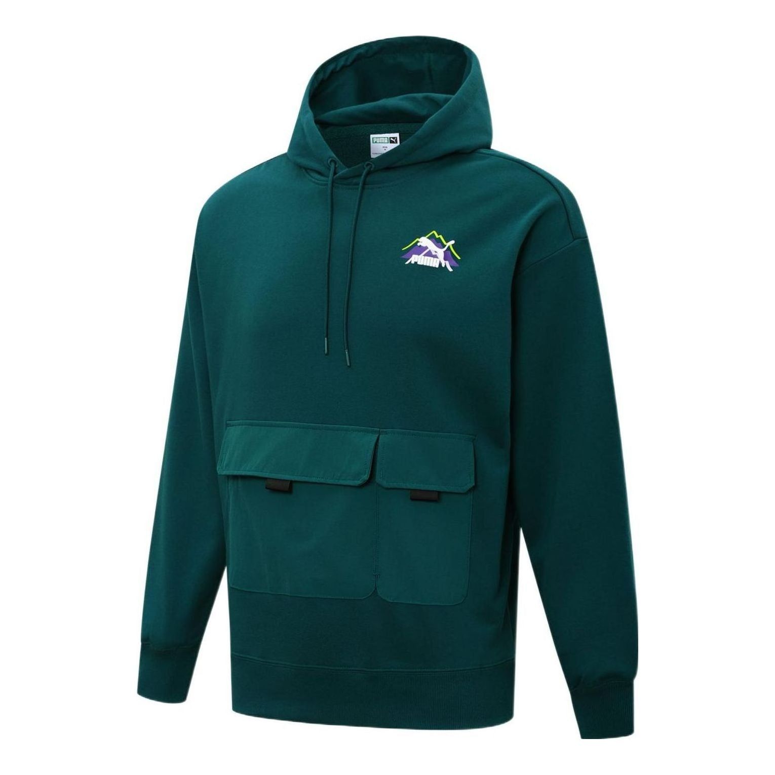 Puma Camping Sportswear Mountain Hoodie 'Green' 537392-24 sold by KicksCrew