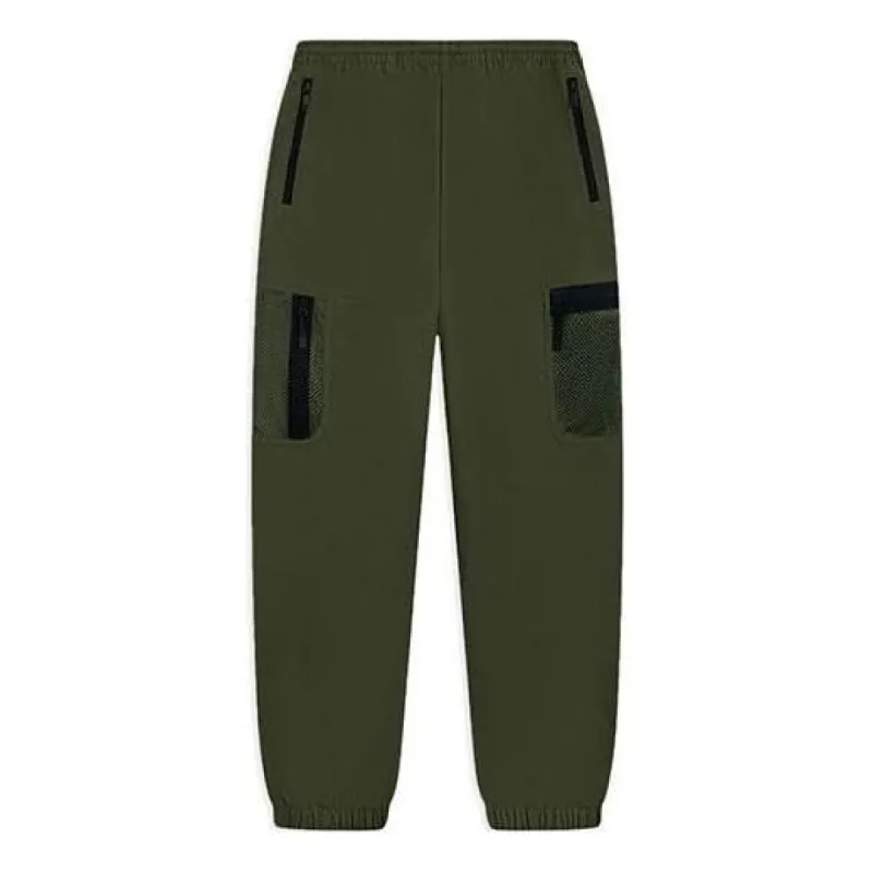 Li-Ning Counterflow Logo Pocket Joggers Pants 'Olive Green' AKXS855-2 sold by KicksCrew