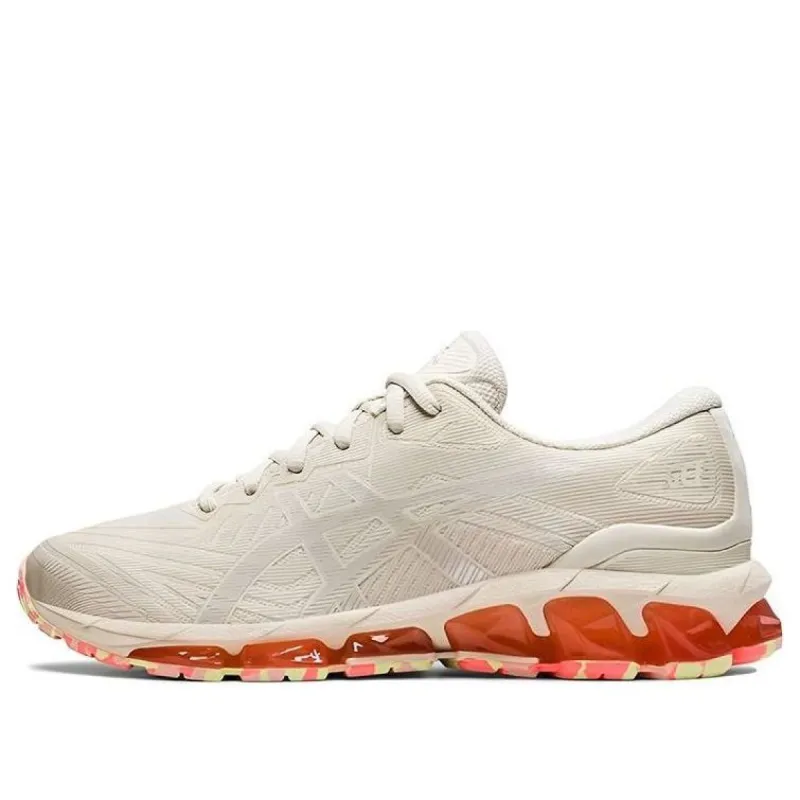 (WMNS) ASICS Gel Quantum 360 VII Sneakers 'Cream White Orange' 1202A303-200 sold by KicksCrew