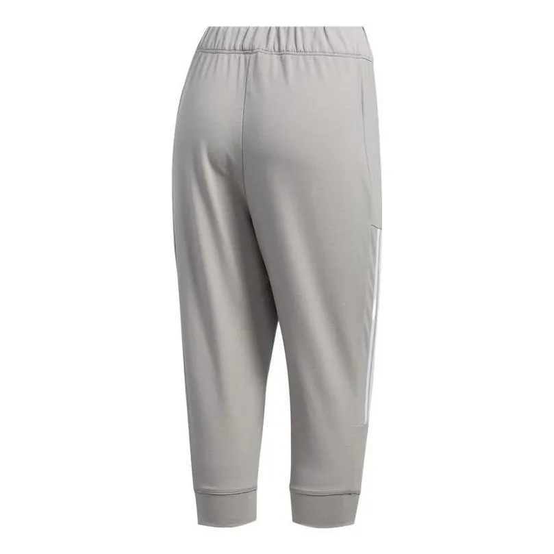 adidas 3 Stripes Capri Pants 'Grey' FL2363 sold by KicksCrew product image thumbnail 2