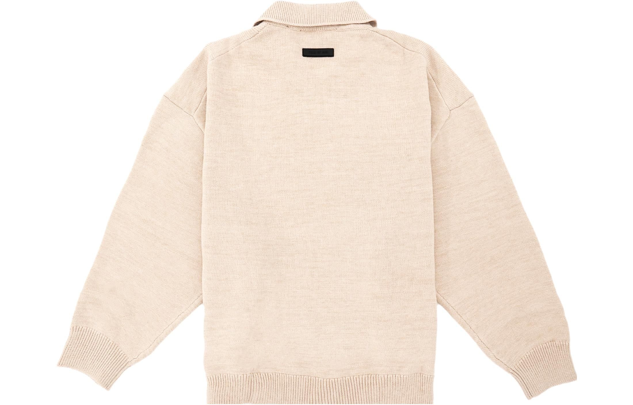 Fear of God Essentials FW23 Knit Polo Shirt 'Gold Heather' 192BT232183F sold by KicksCrew product image thumbnail 2