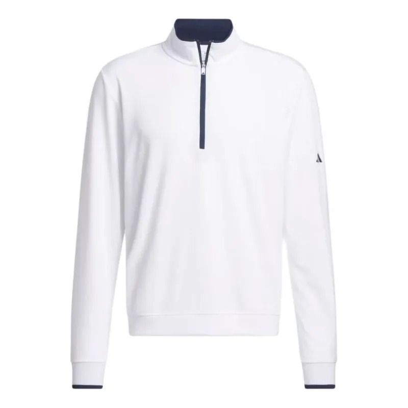 adidas Lightweight Half-Zip Top 'White' IU4505 sold by KicksCrew
