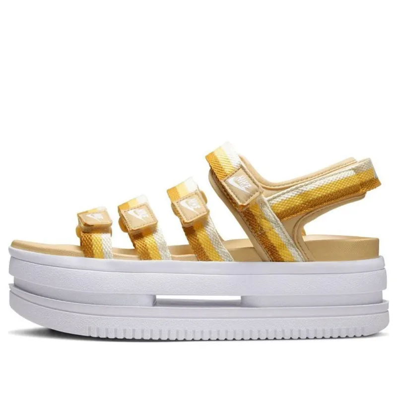 (WMNS) Nike Icon Classic Sandals 'Orange' DH0223-200 sold by KicksCrew