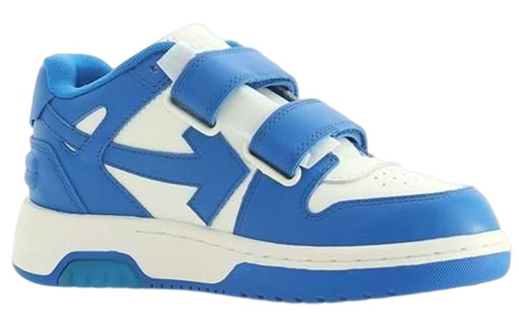 (WMNS) Off-White Out Of Office Leather Sneakers 'Blue White' OBIA008F22LEA001145 sold by KicksCrew product image thumbnail 2