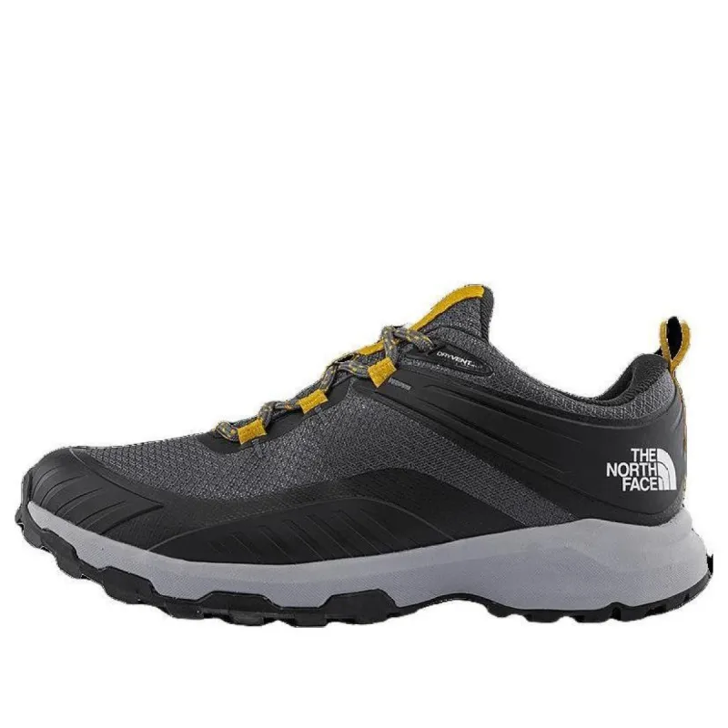 THE NORTH FACE Cragmont Waterproof Hiking Shoes 'Black Grey Yellow' 52RC-NY7 sold by KicksCrew