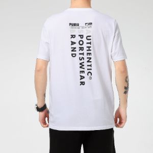 Puma Casual Graphic T-Shirts 'White' 855975-02 sold by KicksCrew