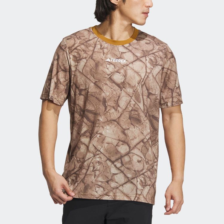 adidas National Geographic Graphic Tencel Short Sleeve Tee 'Brown' IC4941 sold by KicksCrew product image thumbnail 2