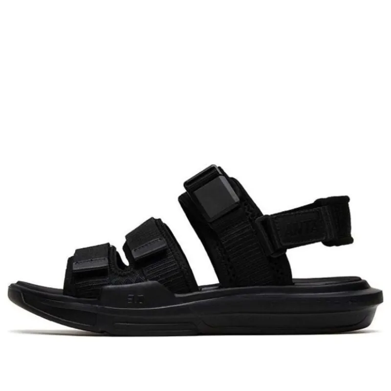 ANTA BaDao Sandals 'Black' 112338502-4 sold by KicksCrew