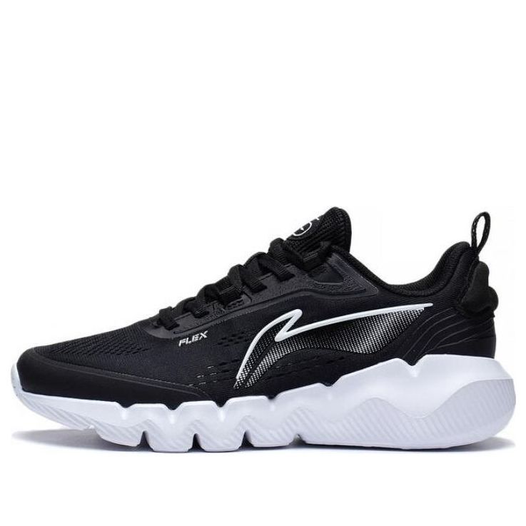 (WMNS) Li-Ning Flex 'Black White' AGLT114-1 sold by KicksCrew