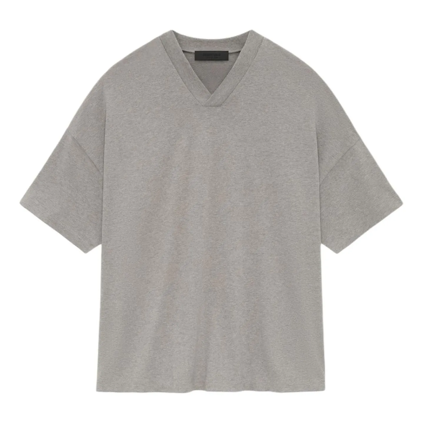 Fear of God Essentials SS24 V Neck T-shirt 'Heather Grey' 125SU244211F sold by KicksCrew
